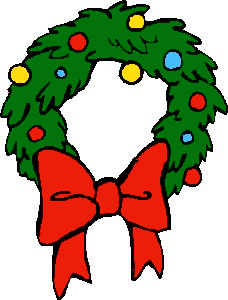 Detail Free Clipart Christmas Wreath Nomer 27