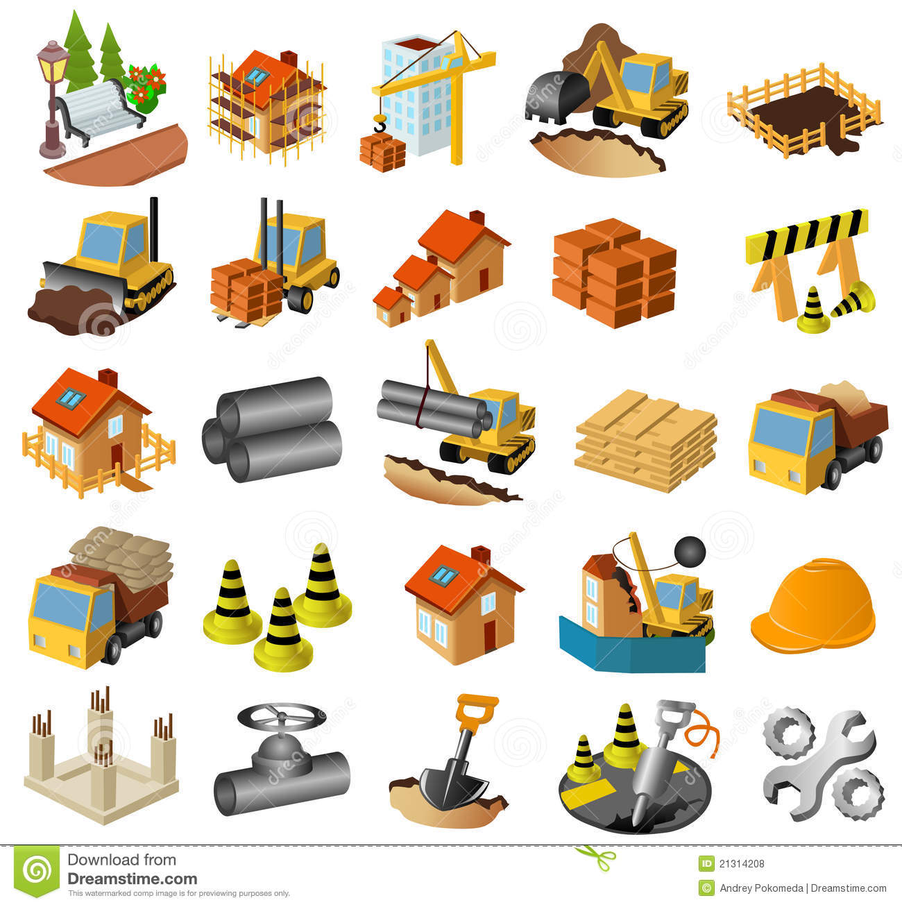 Detail Free Clipart Construction Nomer 35
