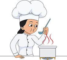 Detail Free Clipart Cooking Nomer 12