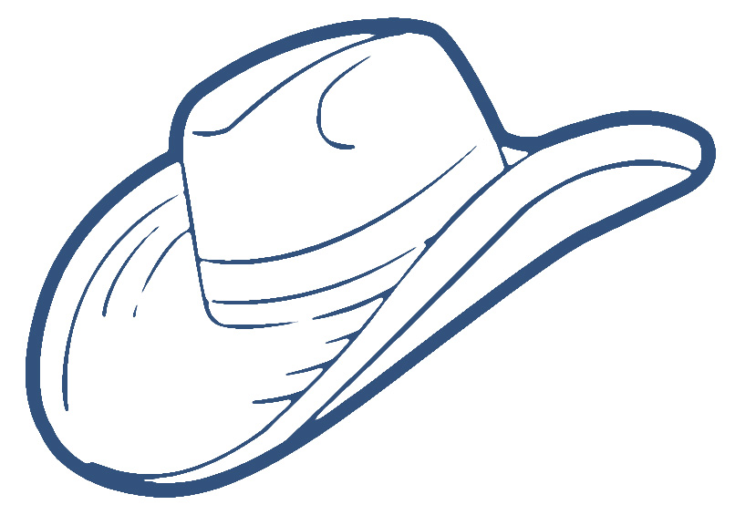 Detail Free Clipart Cowboy Hat Nomer 13
