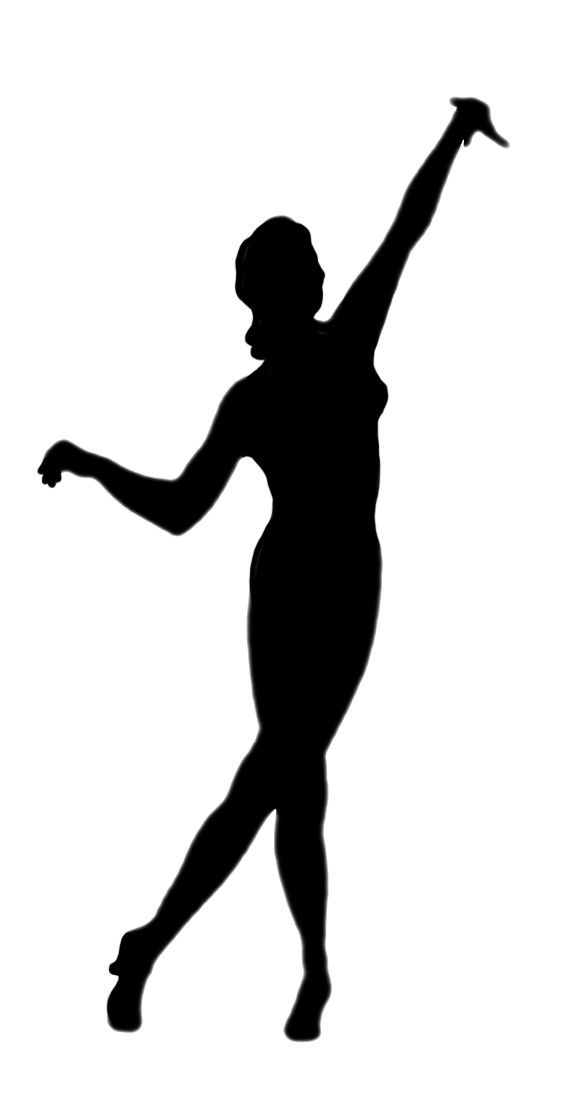 Detail Free Clipart Dancers Silhouette Nomer 9