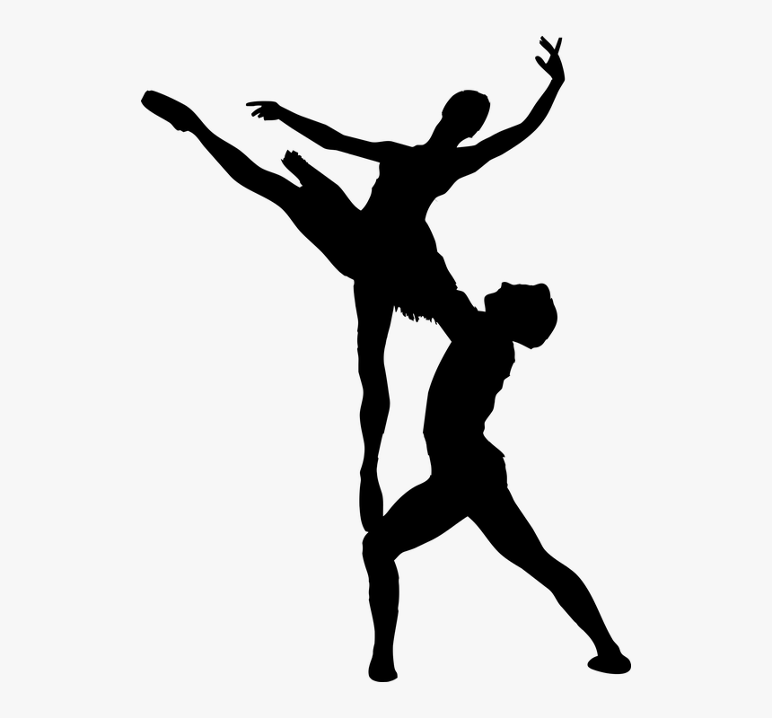 Detail Free Clipart Dancers Silhouette Nomer 16