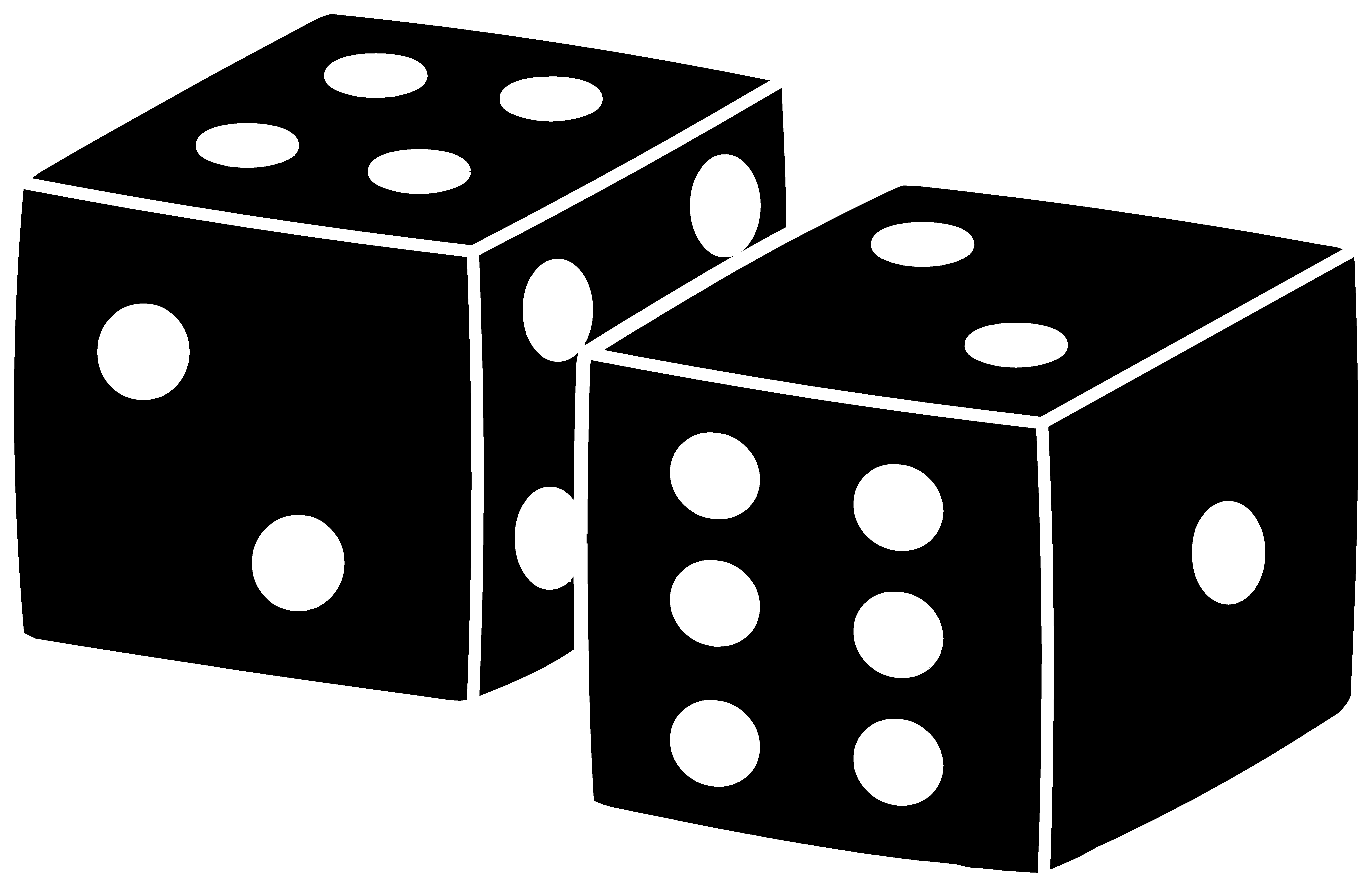 Detail Free Clipart Dice Nomer 16