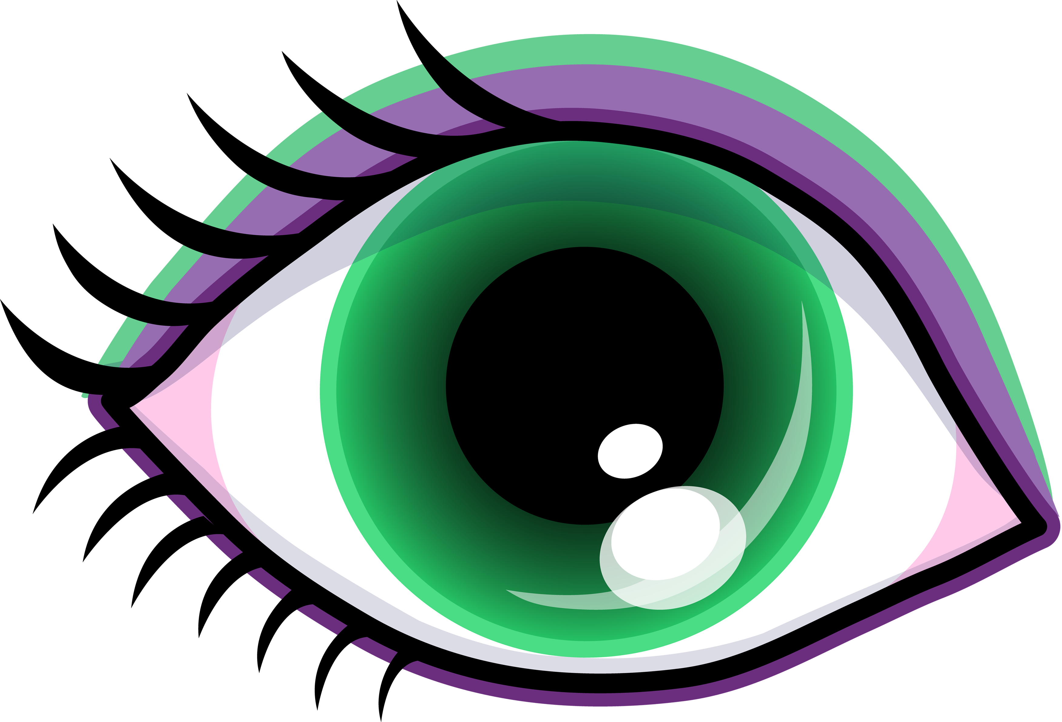 Detail Free Clipart Eye Nomer 5