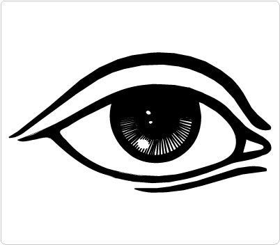 Detail Free Clipart Eye Nomer 7