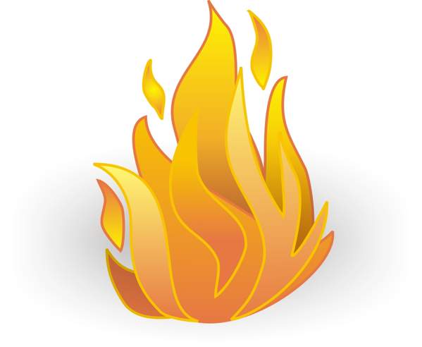 Detail Free Clipart Fire Nomer 12