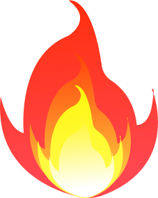 Detail Free Clipart Fire Nomer 17