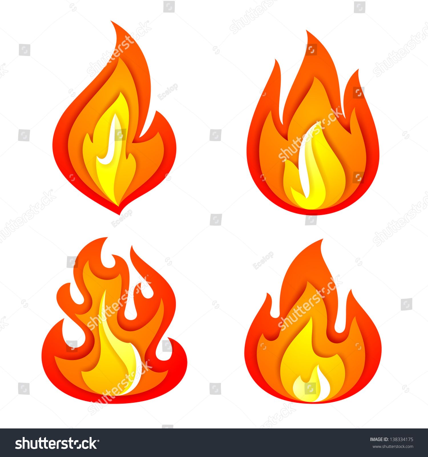 Detail Free Clipart Fire Nomer 37