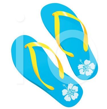 Detail Free Clipart Flip Flops Nomer 8