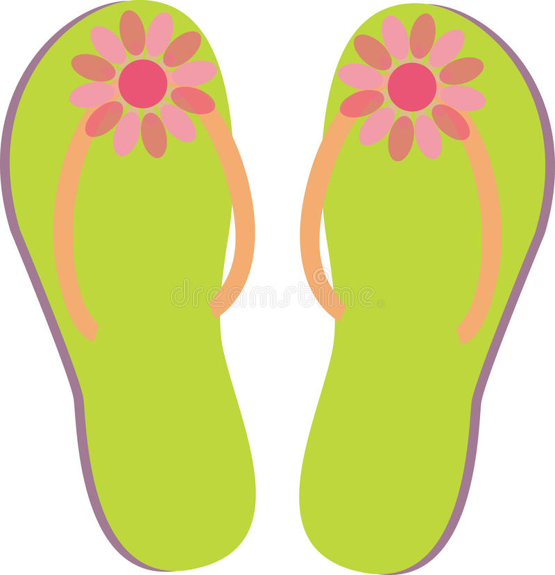 Detail Free Clipart Flip Flops Nomer 30