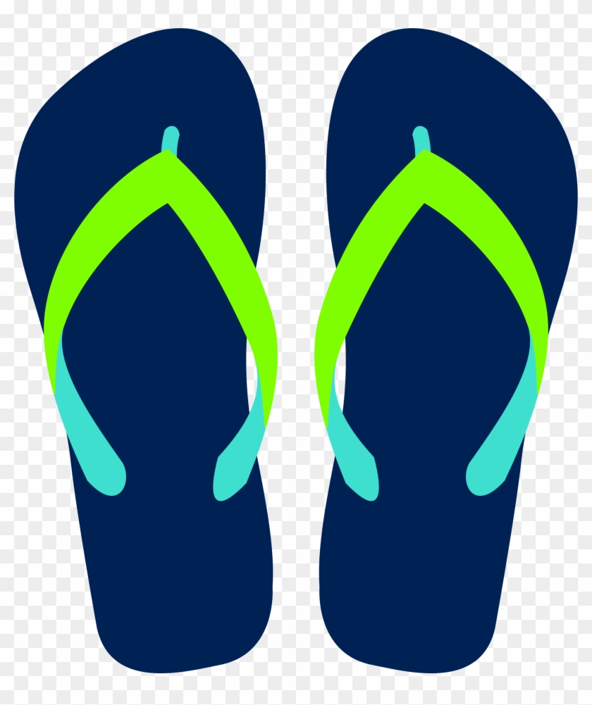 Detail Free Clipart Flip Flops Nomer 6