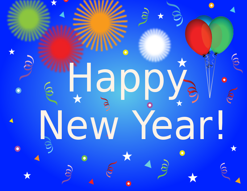 Detail Free Clipart For New Year Nomer 17