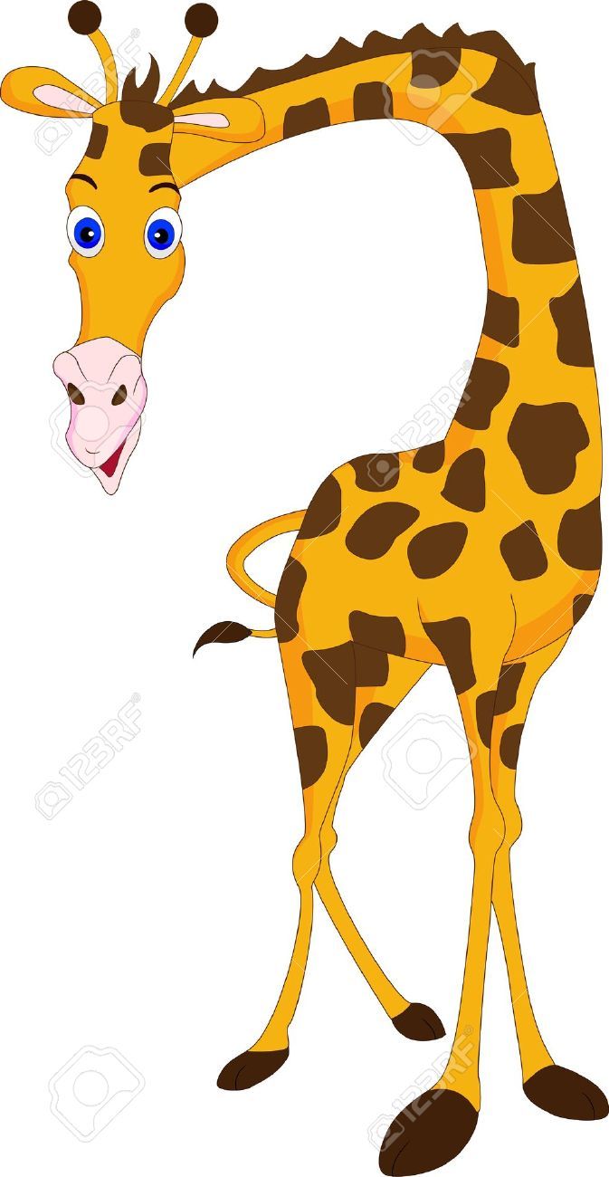 Detail Free Clipart Giraffe Nomer 18