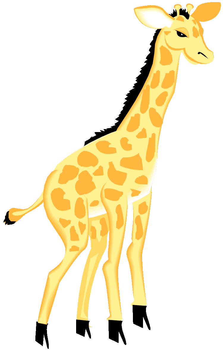 Detail Free Clipart Giraffe Nomer 19