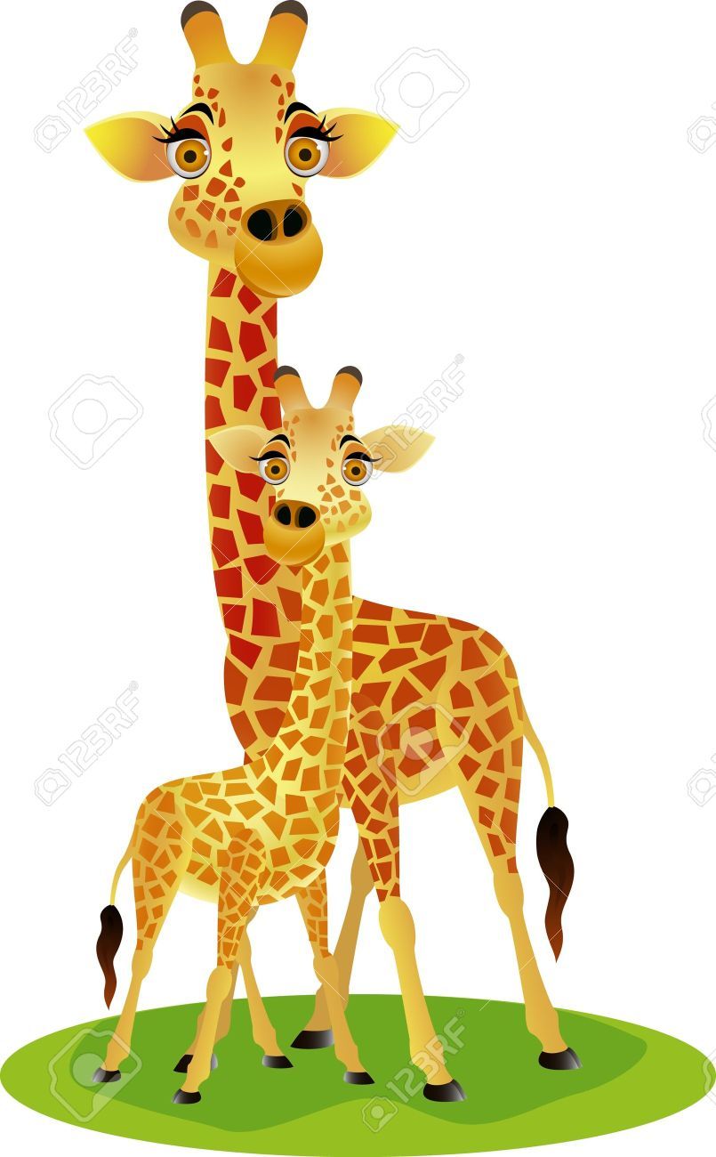 Detail Free Clipart Giraffe Nomer 38