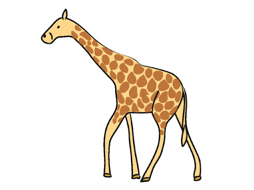 Detail Free Clipart Giraffe Nomer 44