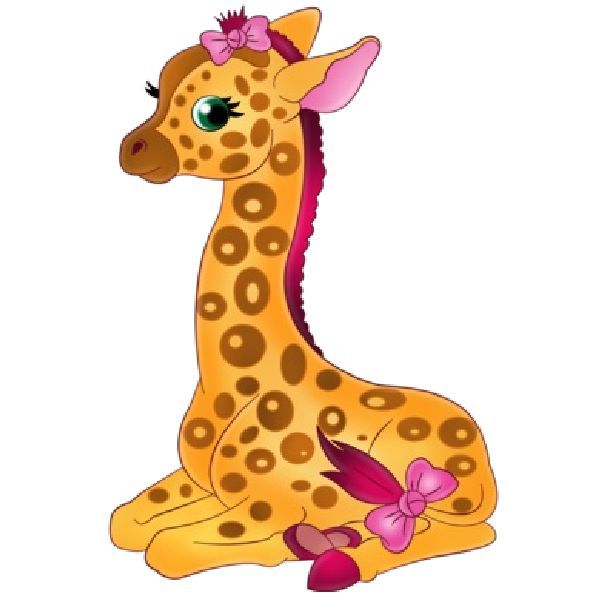 Detail Free Clipart Giraffe Nomer 50