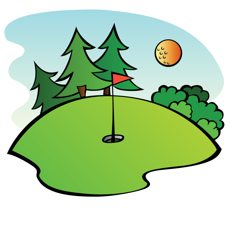 Detail Free Clipart Golf Nomer 21