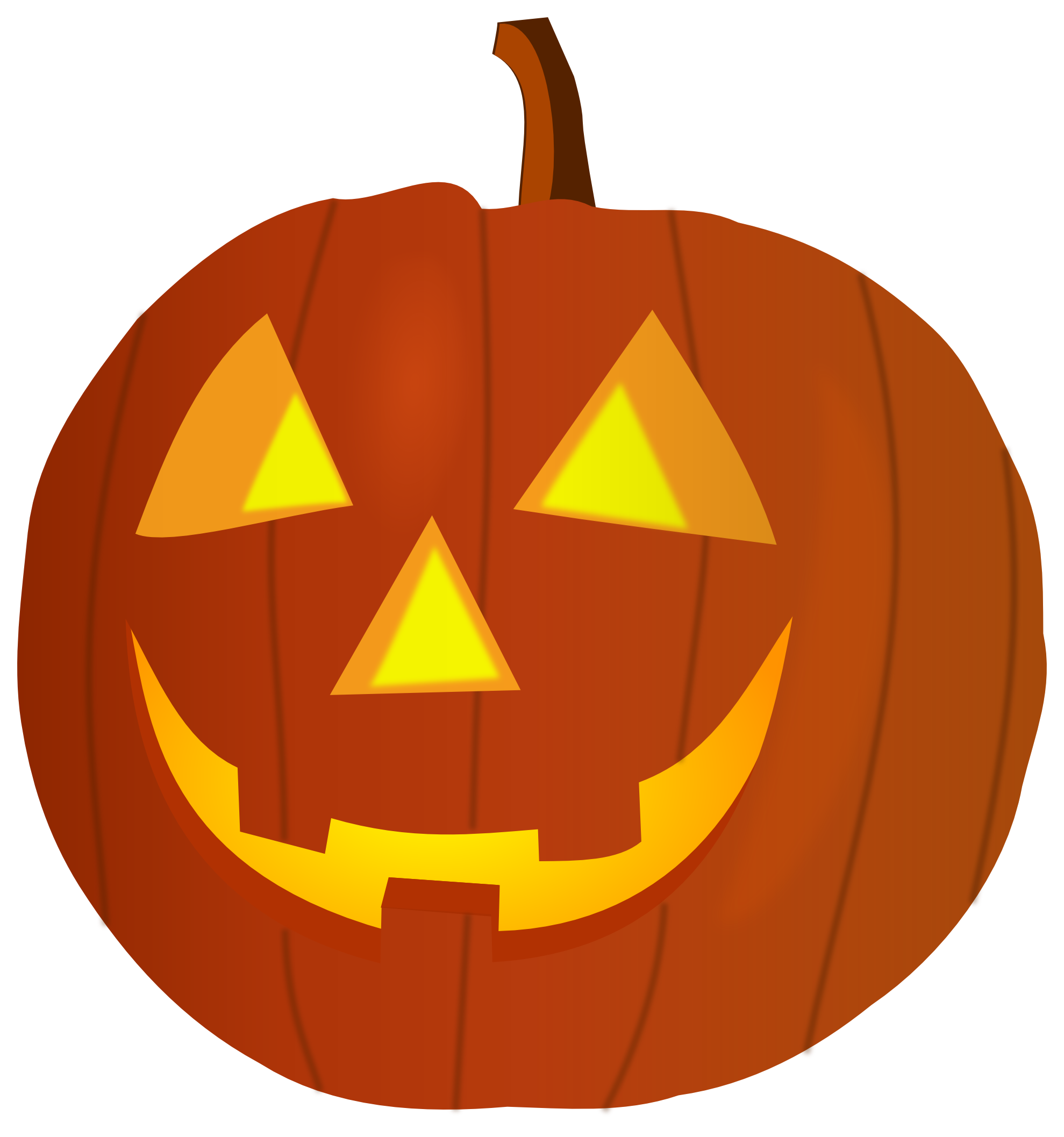 Detail Free Clipart Halloween Pumpkin Nomer 10