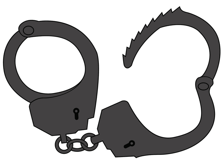 Detail Free Clipart Handcuffs Nomer 31