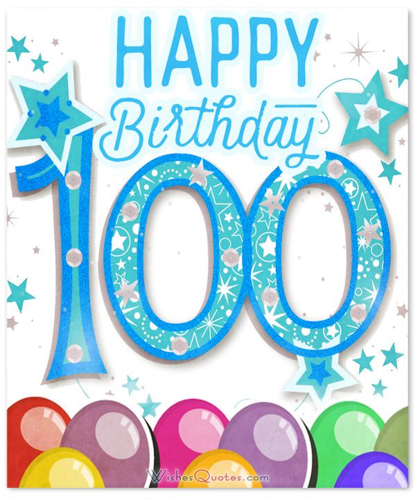 Detail Free Clipart Happy 100th Birthday Images Nomer 12