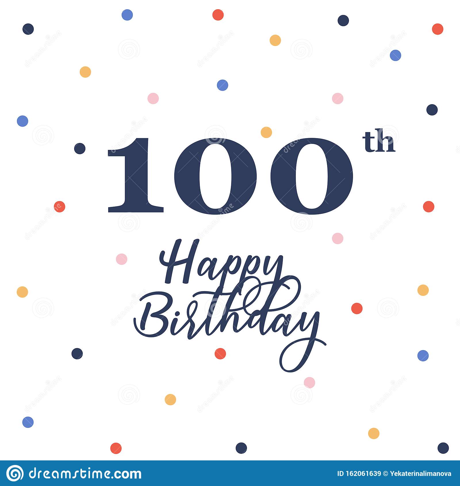 Detail Free Clipart Happy 100th Birthday Images Nomer 7