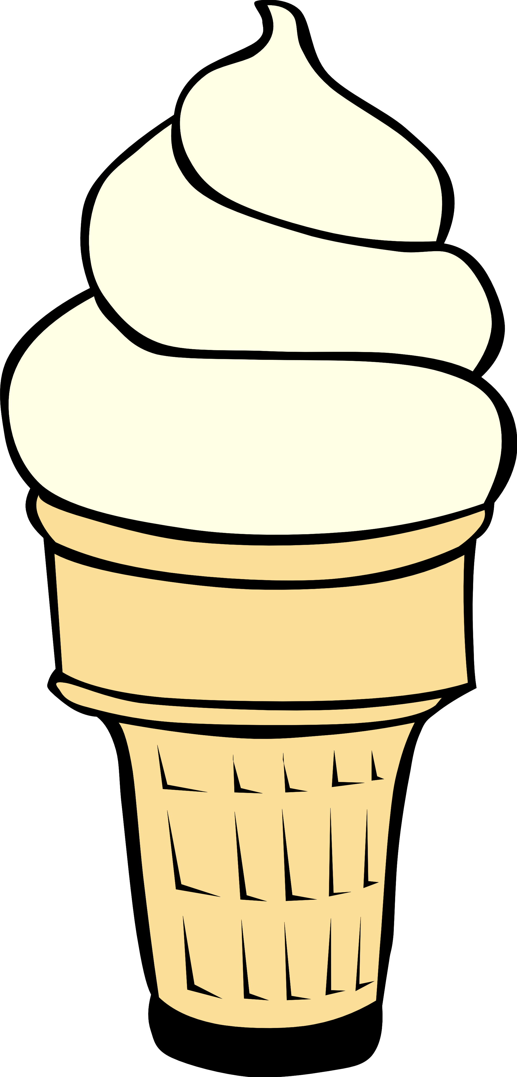 Detail Free Clipart Ice Cream Nomer 2