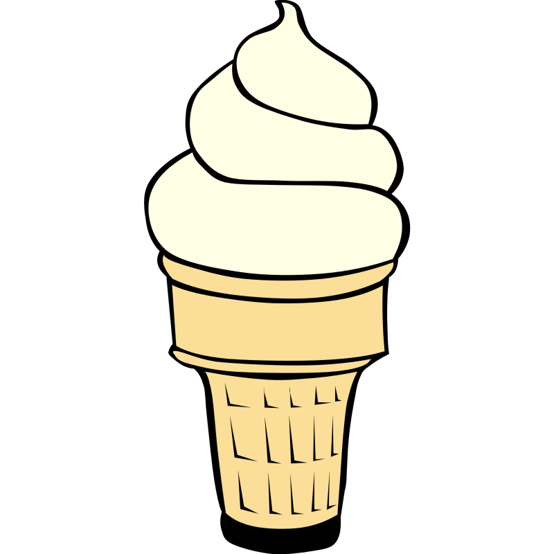 Detail Free Clipart Ice Cream Nomer 41