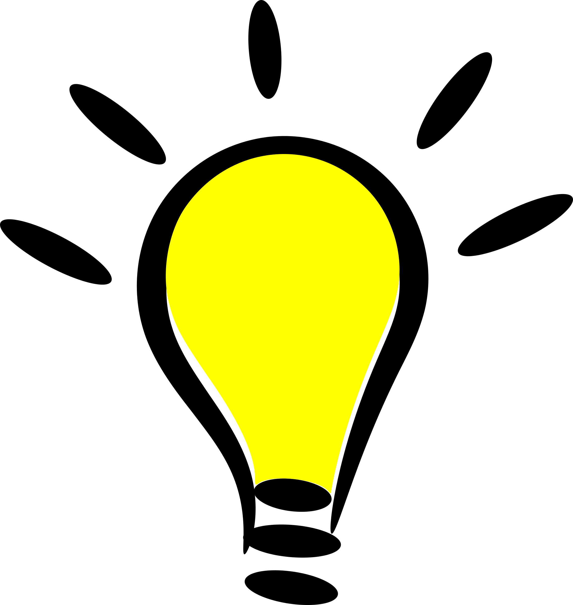 Detail Free Clipart Light Bulbs Nomer 17
