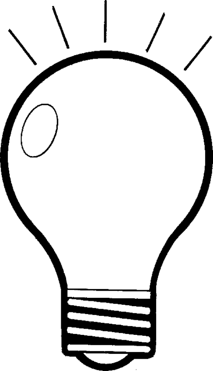 Detail Free Clipart Light Bulbs Nomer 45