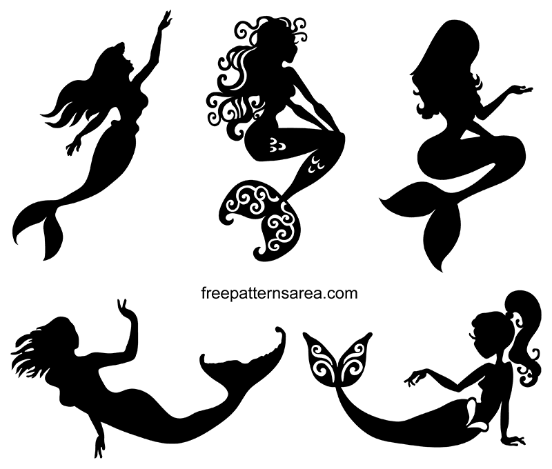 Detail Free Clipart Mermaid Nomer 7