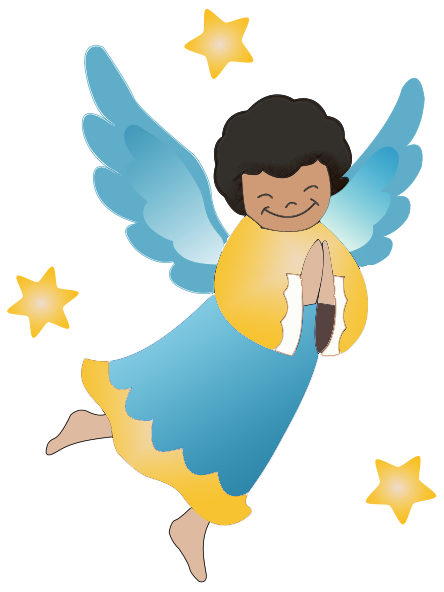 Detail Free Clipart Of Angels Nomer 3