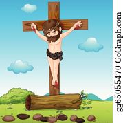 Detail Free Clipart Of Jesus On The Cross Nomer 2