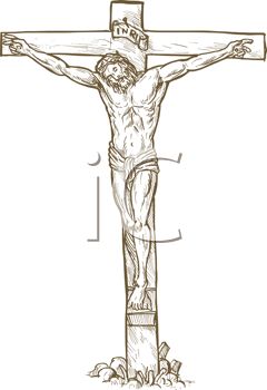 Detail Free Clipart Of Jesus On The Cross Nomer 32