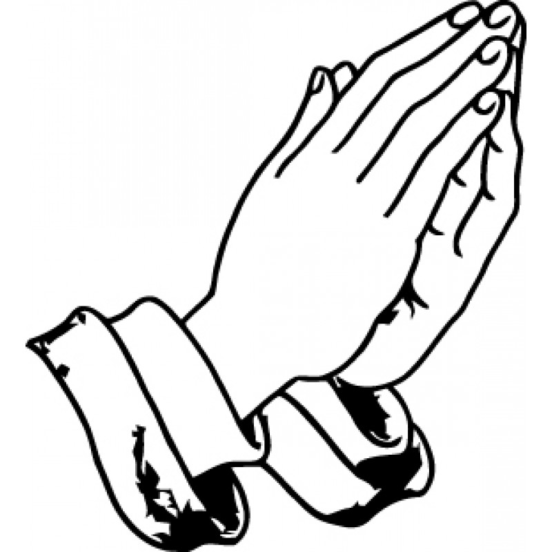 Detail Free Clipart Of Praying Hands Nomer 8