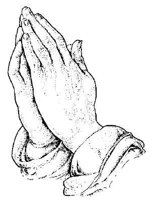 Detail Free Clipart Of Praying Hands Nomer 4