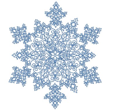 Detail Free Clipart Of Snowflakes Nomer 17