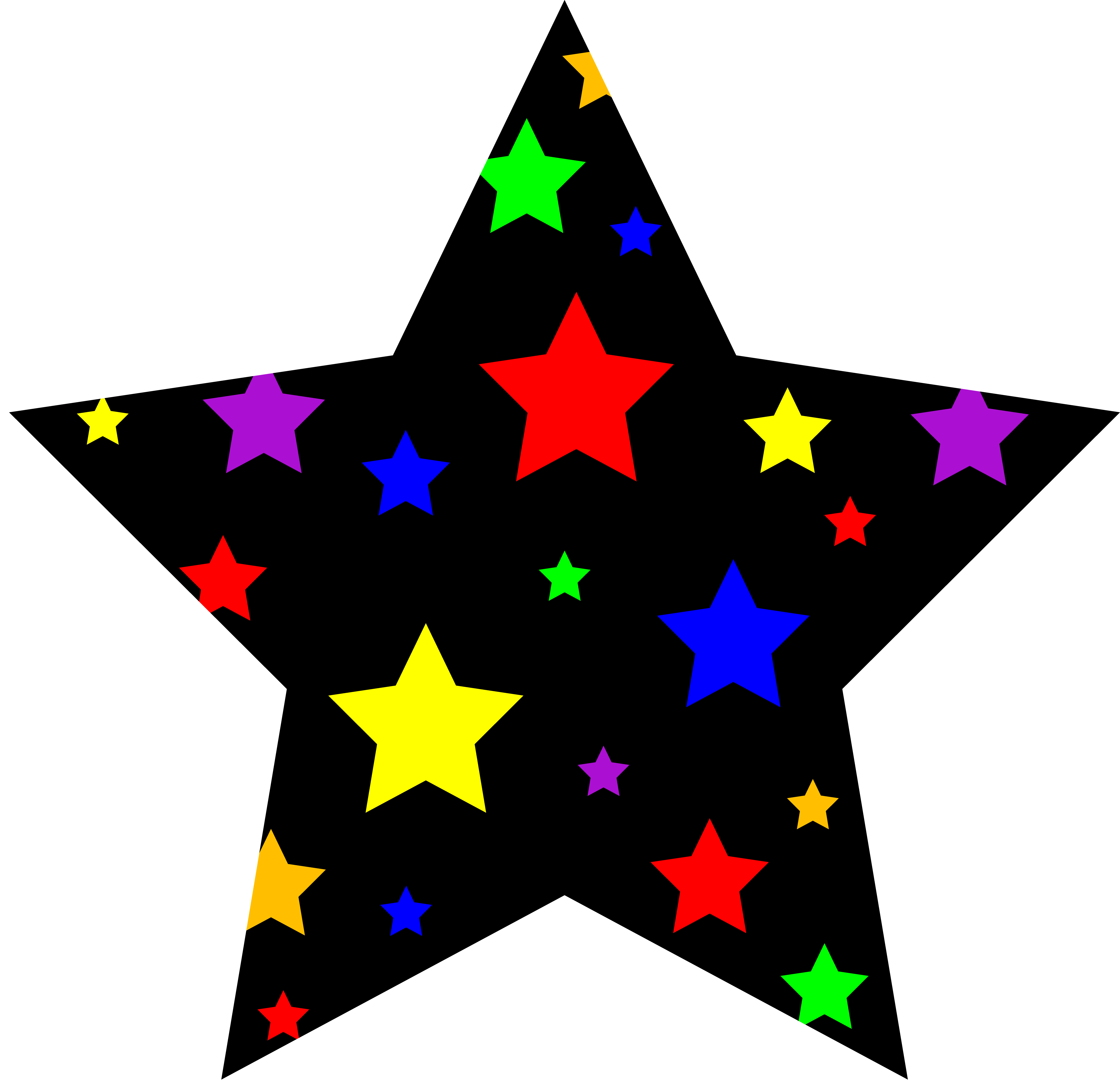 Detail Free Clipart Of Star Nomer 20