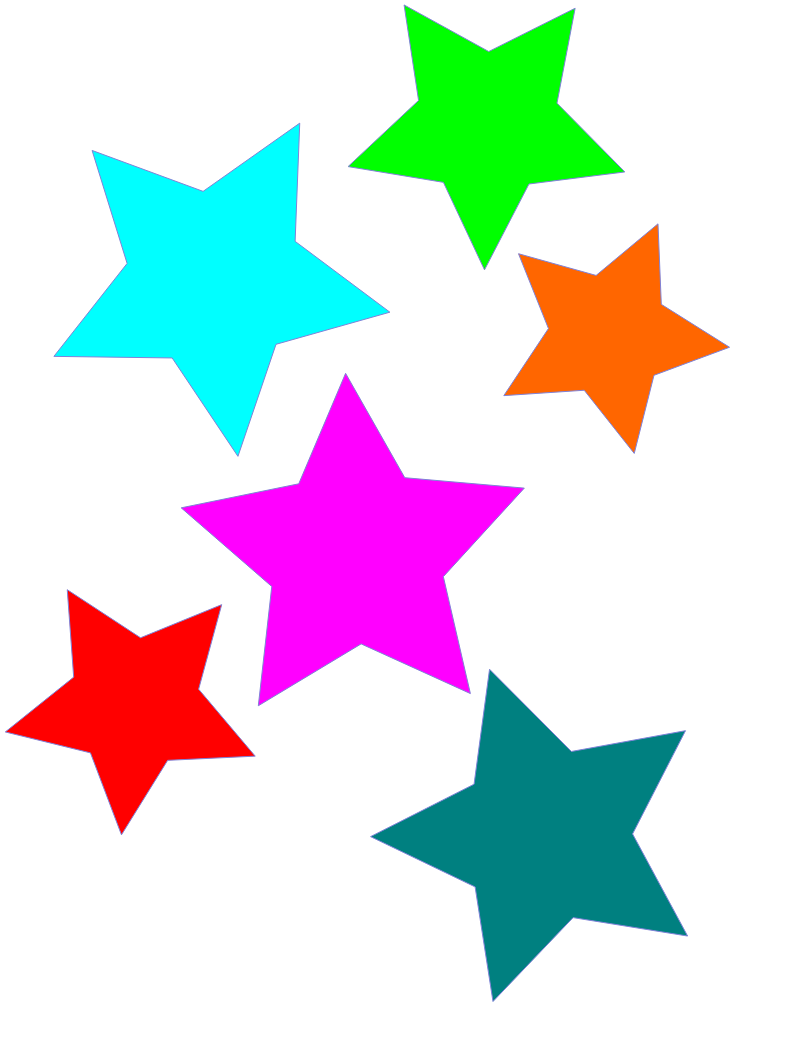 Detail Free Clipart Of Star Nomer 32