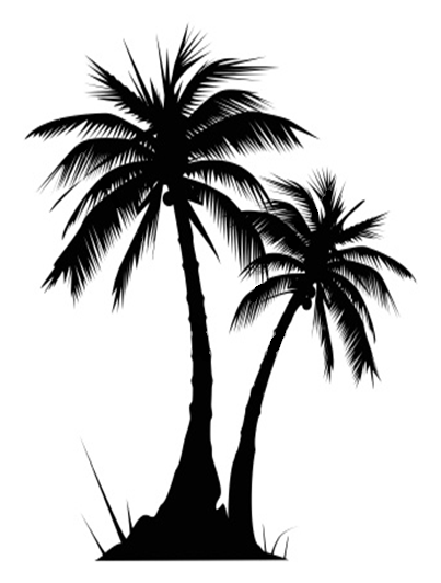 Detail Free Clipart Palm Tree Nomer 21