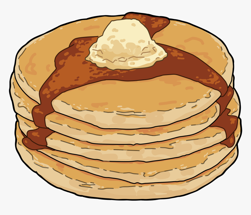 Detail Free Clipart Pancake Nomer 18