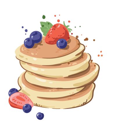 Detail Free Clipart Pancake Nomer 29