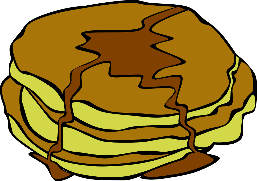 Detail Free Clipart Pancake Nomer 40