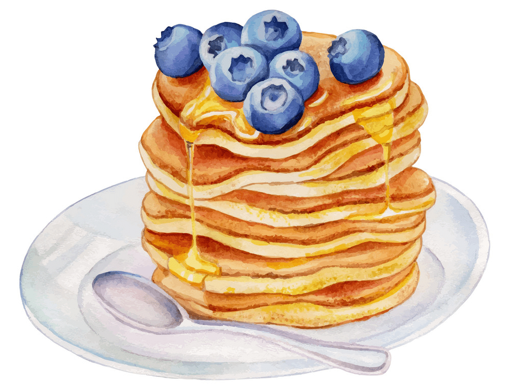 Detail Free Clipart Pancake Breakfast Nomer 21