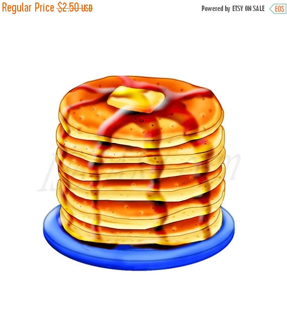 Detail Free Clipart Pancake Breakfast Nomer 30