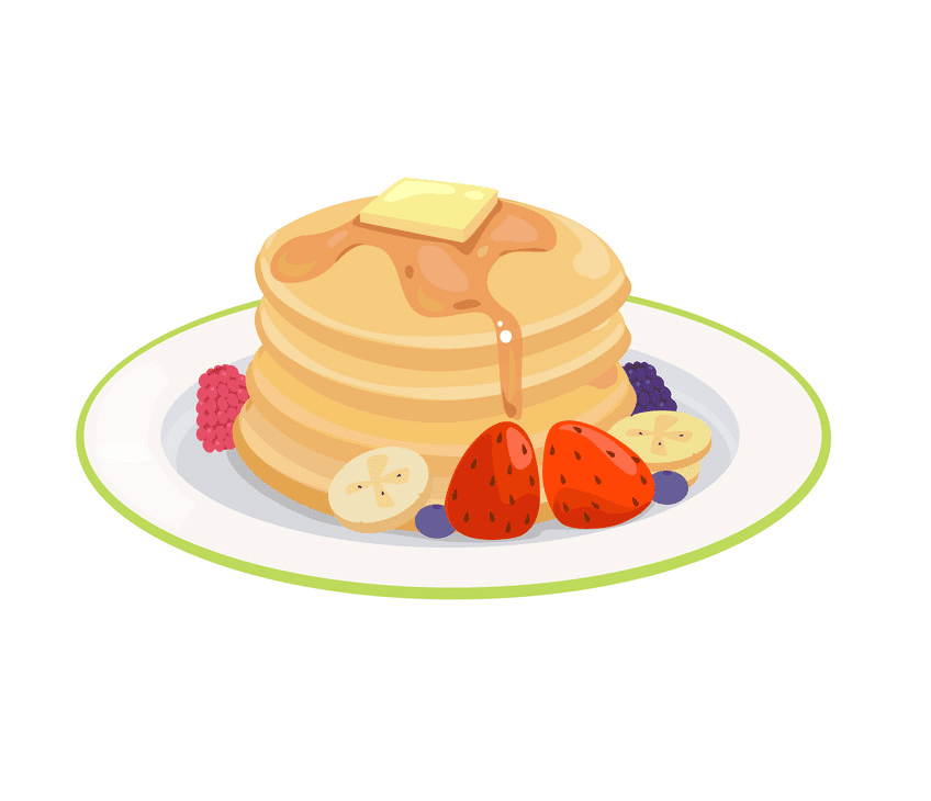 Detail Free Clipart Pancake Breakfast Nomer 5