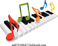 Detail Free Clipart Piano Keyboard Nomer 8