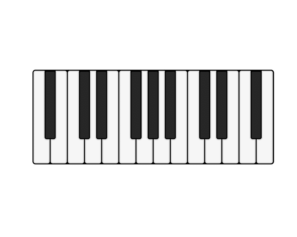 Free Clipart Piano Keyboard - KibrisPDR