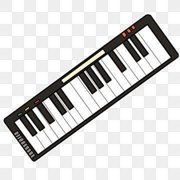 Detail Free Clipart Piano Keyboard Nomer 29