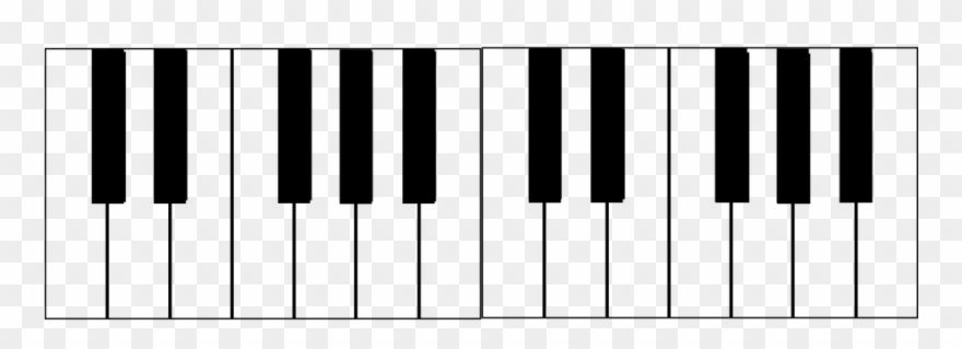 Detail Free Clipart Piano Keyboard Nomer 4
